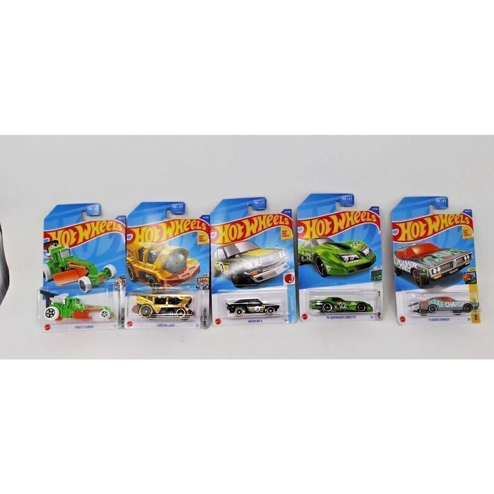 Hot Wheels Metro / Mix Hot Wheels Contoured, J-import, Art Cars Lot Of 5